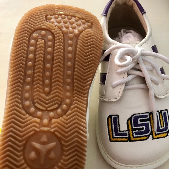 LSU Squeaky Shoes Toddler Boys Size 7 and 8 - Picture 4 of 5